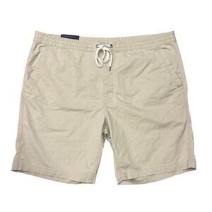 Polo Ralph Lauren Chino Shorts Mens Sz 2XLT Beige Classic Fit Drawstring Stretch